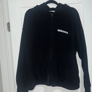 Balenciaga | Tops | Balenciaga Zip Up Turn Wide Fit Hoodie | Poshmark Balenciaga | Tops | Balenciaga Zip Up Turn Wide Fit Hoodie | Poshmark